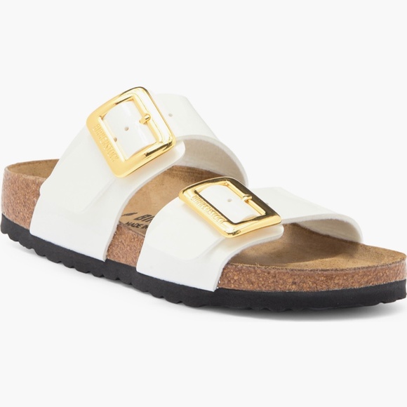 BIRKENSTOCK Sidney Luxe Buckle Slide Sandals - Picture 2 of 11